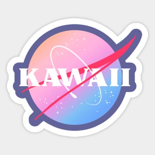 Space Kawaii Logo Sticker